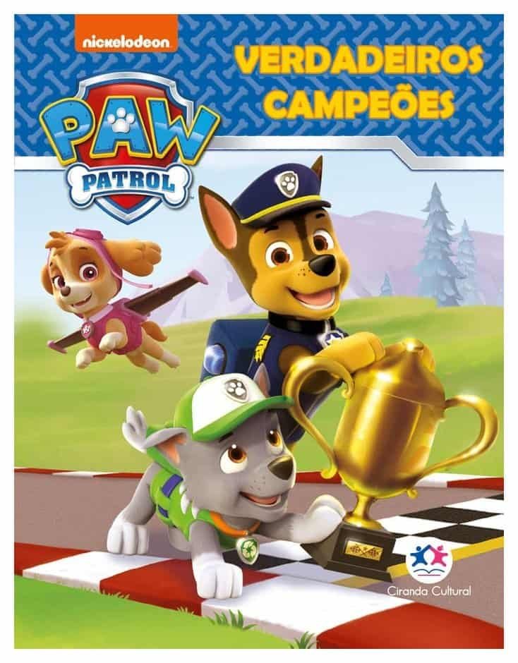 Capa do livro Patrulha Canina: Verdadeiros campeões